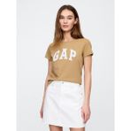 GAP Kadın Koyu Bej 2'li Gap Logo Kısa Kollu T-Shirt Seti