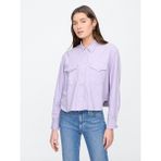 Gap Kadın Lila Denim Western Gömlek - XL