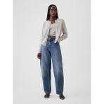 Gap Kadın Mavi High Rise Barrel Jean Pantolon - 31/REG