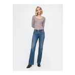GAP Kadın Mavi Low Rise Straight Jean Pantolon