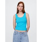 Gap Kadın Mavi Modern Crop Atlet - XS
