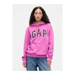 GAP Kadın Pembe Logo Fleece Sweatshirt