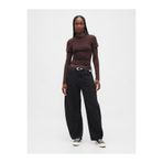 GAP Kadın Siyah High Rise UltraSoft Horseshoe Jean Pantolon