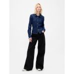 Gap Kadın Siyah Mid Rise Ultrasoft Extra Baggy Jean Pantolon - 26/SHT
