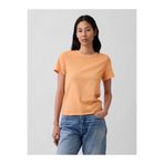 GAP Kadın Turuncu Organik Pamuk VintageSoft T-Shirt
