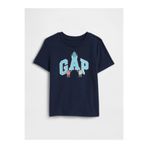 GAP Kids Gap Erkek Bebek Robot Baskı Kısa Kollu Tişört 6 Ay - 5 Yaş LACİVERT
