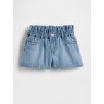 Gap Kız Bebek Açık Mavi Ultrasoft Denim Stride Şort - 5 Yaş