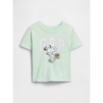 Gap Kız Bebek Açık Yeşil Grafik Baskılı T-Shirt - 2 Yaş