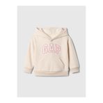GAP Kız Bebek Bej Gap Logo Fleece Sweatshirt