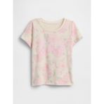 Gap Kız Bebek Bej Grafik Baskılı T-Shirt - 5 Yaş