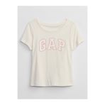 GAP Kız Bebek Bej Logo T-shirt