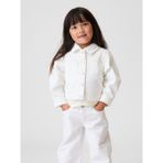 Gap Kız Bebek Beyaz Eyelet Denim Ceket - 18 - 24 Ay