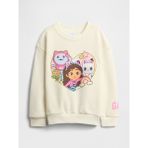 Gap Kız Bebek Beyaz Gap Relaxed Grafik Sweatshirt - 2 Yaş