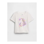 GAP Kız Bebek Beyaz Mix & Match Grafik Baskılı T-Shirt