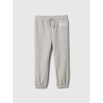 Gap Kız Bebek Gri Gap Logo Kalp Desenli Pull-On Jogger Fleece Eşofman Altı - 6 - 12 Ay