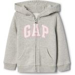 Gap Kız Bebek Gri Gap Logo Kapüşonlu Sweatshirt - 0 - 3 Ay