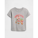 Gap Kız Bebek Gri Grafik Baskılı T-Shirt - 18 - 24 Ay