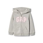 GAP Kız Bebek Gri Logo Kapüşonlu Sweatshirt