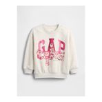GAP Kız Bebek Gri VintageSoft Gabby Cat Logo Sweatshirt