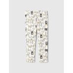 Gap Kız Bebek Kırık Beyaz Desenli Legging Tayt - 6 - 12 Ay