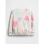 Gap Kız Bebek Kırık Beyaz Vintagesoft Sweatshirt - 3 Yaş