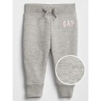 Gap Kız Bebek Koyu Gri Gap Logo Fleece Eşofman Altı - 6 - 12 Ay