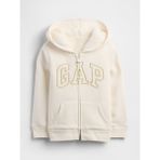 Gap Kız Bebek Krem Gap Logo Sherpa Astarlı Sweatshirt - 6 - 12 Ay