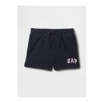 GAP Kız Bebek Lacivert Gap Logo Pull-On Fransız Havlu Kumaş Şort