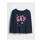 GAP Kız Bebek Lacivert Logo T-shirt