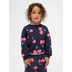 Gap Kız Bebek Lacivert Vintagesoft Sweatshirt - 6 - 12 Ay