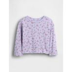 Gap Kız Bebek Lila Mix & Match Drop-Shoulder T-Shirt - 6 - 12 Ay