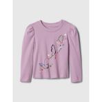 Gap Kız Bebek Lila Mix & Match T-Shirt - 12 - 18 Ay