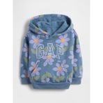 Gap Kız Bebek Mavi BabyGap Relaxed Logo Grafik Sweatshirt - 6 - 12 Ay