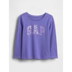 Gap Kız Bebek Mavi Gap Logo T-Shirt - 2 Yaş