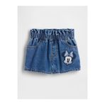 GAP Kız Bebek Mavi Stride Denim Şort
