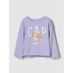 Gap Kız Bebek Mor Gap Logo Grafik T-Shirt - 6 - 12 Ay