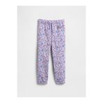 GAP Kız Bebek Mor Relaxed Logo Pull-On Jogger Eşofman Altı