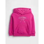 Gap Kız Bebek Pembe BabyGap Relaxed Logo Grafik Sweatshirt - 12 - 18 Ay