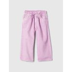 Gap Kız Bebek Pembe Bağcıklı Pull-On Baggy Jean Pantolon - 6 - 12 Ay