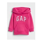 GAP Kız Bebek Pembe Gap Logo Kapüşonlu Sweatshirt