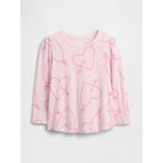 Gap Kız Bebek Pembe Gap Puff Sleeve T-Shirt - 4 Yaş