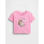 Gap Kız Bebek Pembe Grafik Logo T-Shirt - 18 - 24 Ay