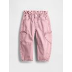 Gap Kız Bebek Pembe Kalp Cep Detaylı Horseshoe Jean Pantolon - 3 Yaş