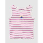 Gap Kız Bebek Pembe Mix & Match Grafik Logo Fitilli Kolsuz T-Shirt - 3 Yaş
