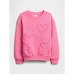 Gap Kız Bebek Pembe Oversized Grafik Sweatshirt - 12 - 18 Ay