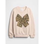 Gap Kız Bebek Pembe Oversized Grafik Sweatshirt - 6 - 12 Ay
