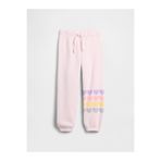 GAP Kız Bebek Pembe Relaxed Pull-On Logo Eşofman Altı
