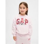 Gap Kız Bebek Pembe Vintagesoft Snoopy Sweatshirt - 5 Yaş