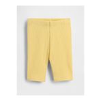 GAP Kız Bebek Sarı Mix & Match Fitilli Biker Şort