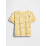Gap Kız Bebek Sarı Mix & Match Grafik Baskılı T-Shirt - 5 Yaş